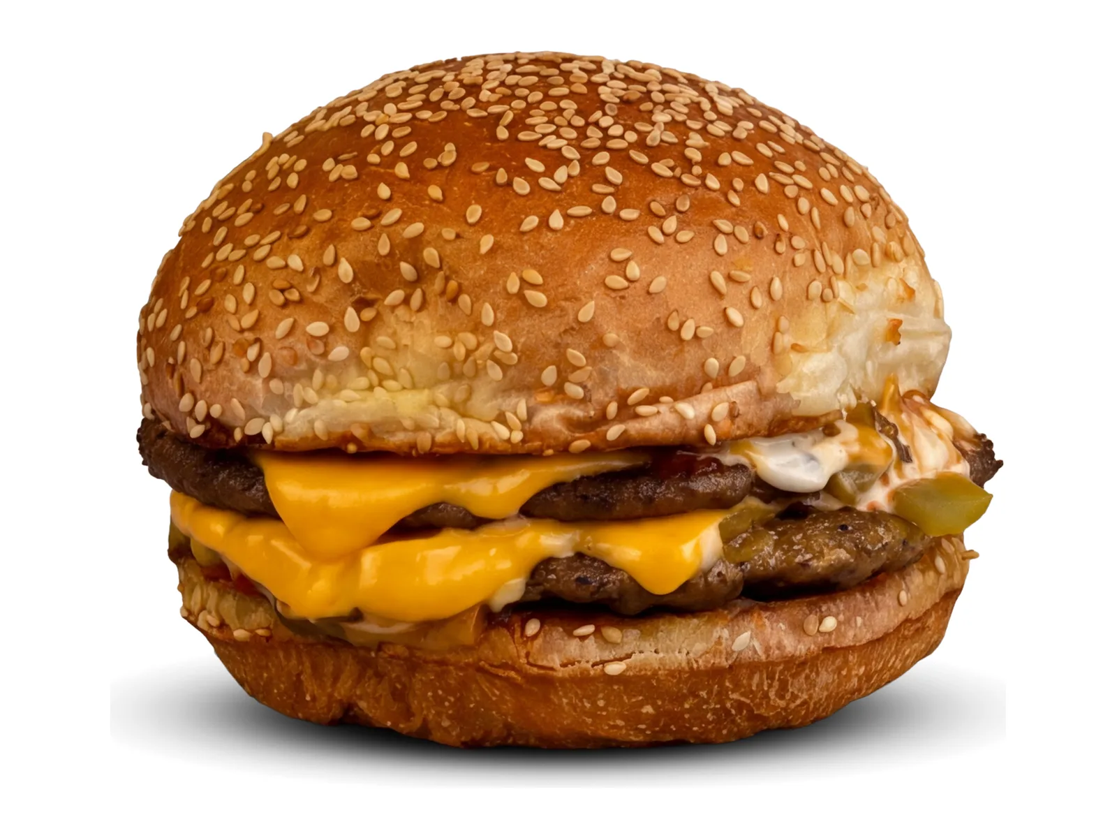 Double Cheeseburger Menü