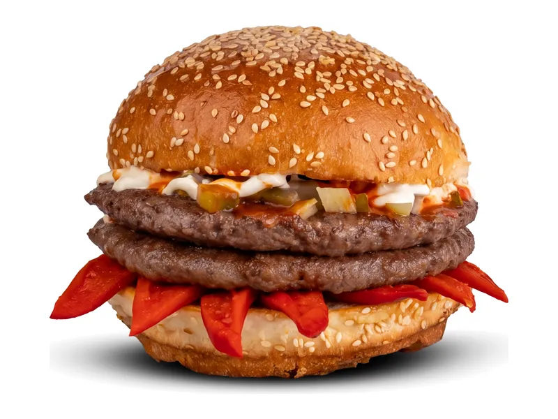 Double Köz Burger Menü