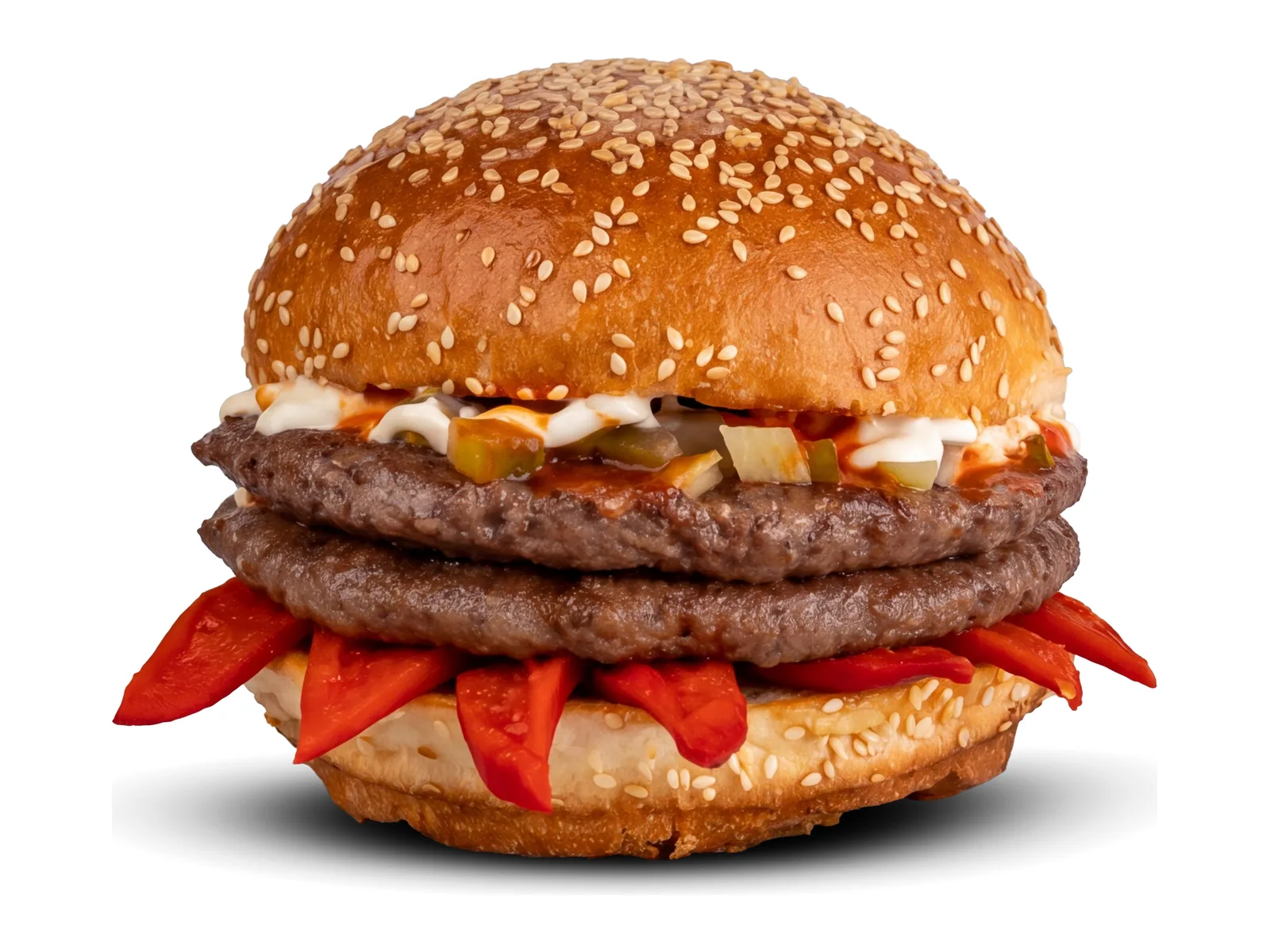 Double Köz Burger Menü