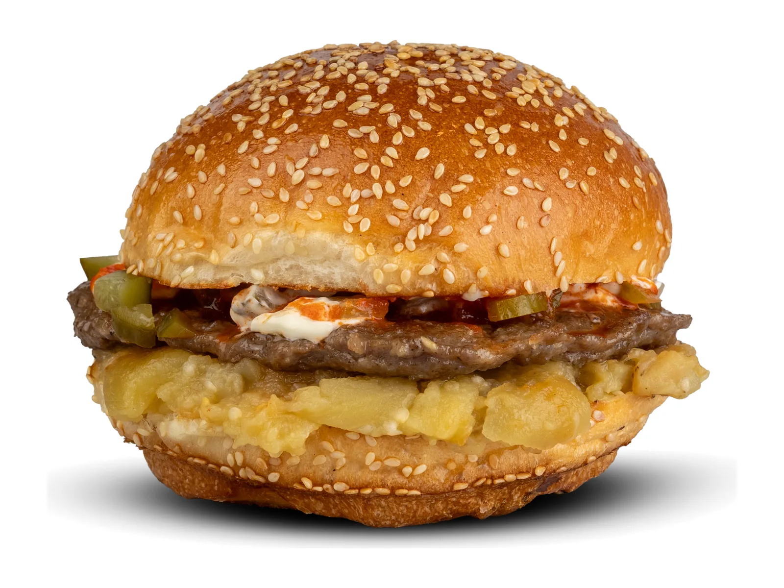 Patlıcanlı Burger Menü